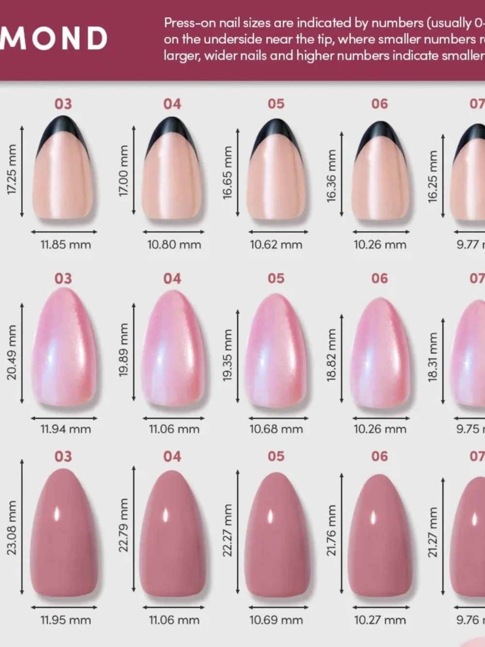 Glamnetic Classic Red Short Almond Glue-On Nails